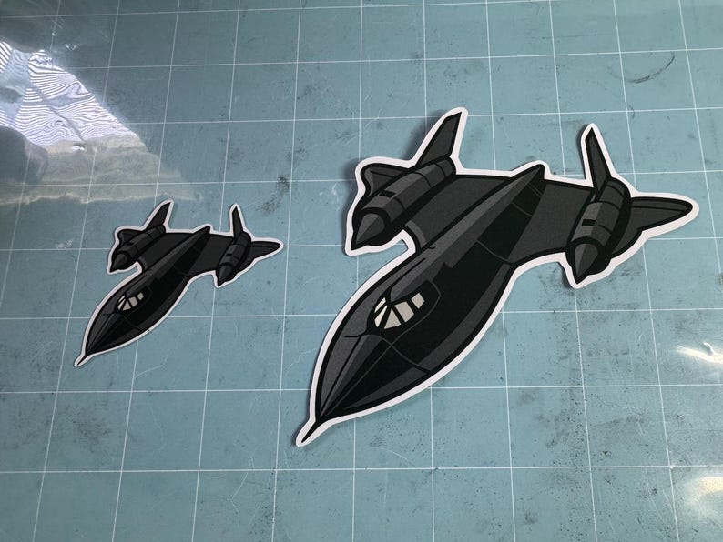 Sticker Jet Engine SR-71 Blackbird Jet Sticker – Stealth Aircraft Die-cut Vinyl Design - Etsy