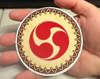 Japanese Taiko Drum Sticker