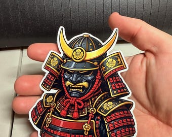 Japanese Samurai Armor Sticker