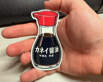 Japanese Soy Sauce Bottle Sticker