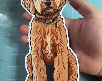 Goldendoodle sticker