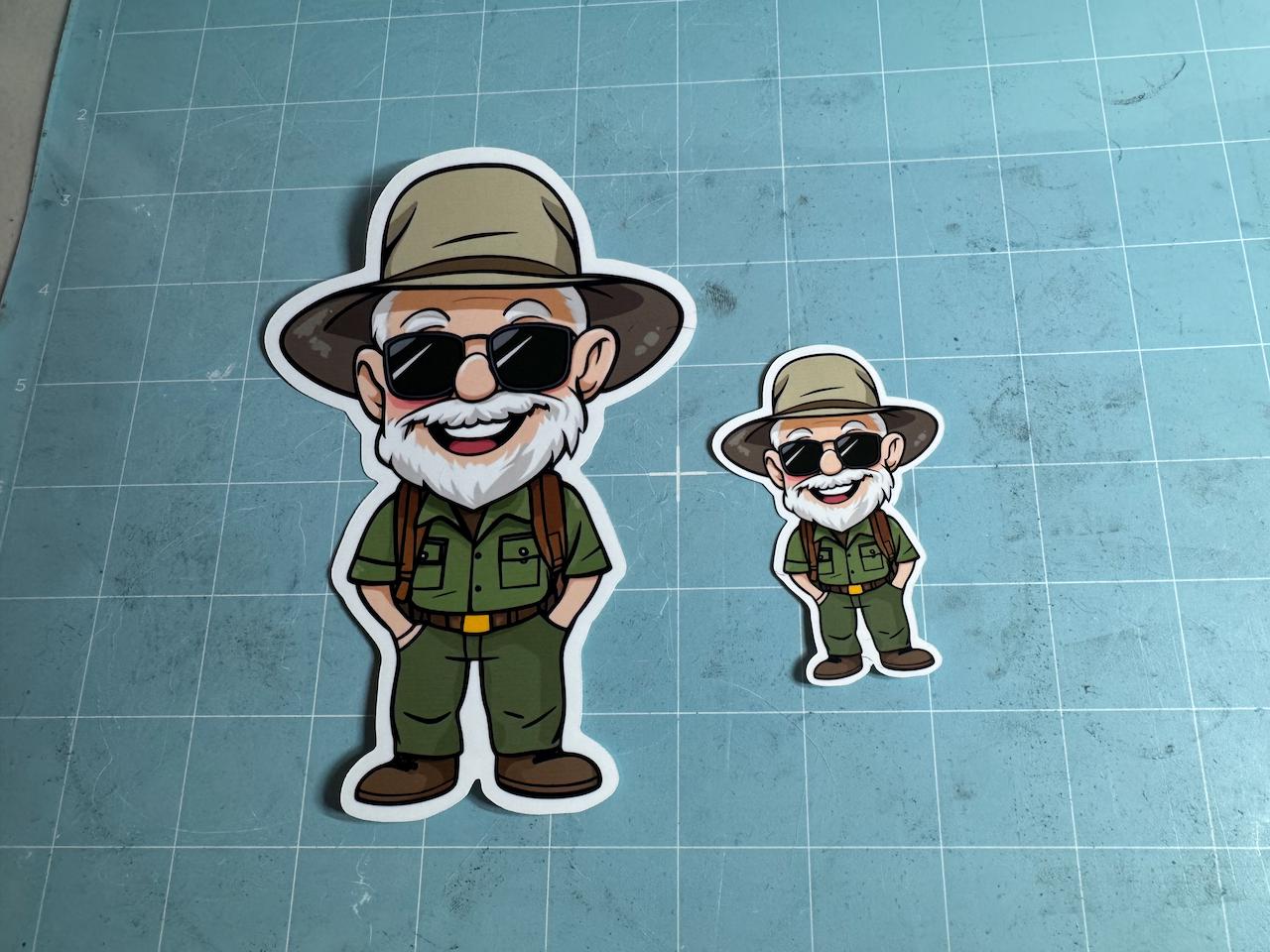 Park Ranger Bike Frame Sticker Cartoon Park Ranger Sticker – Vinyl Decal for Outdoor Lovers - Etsy