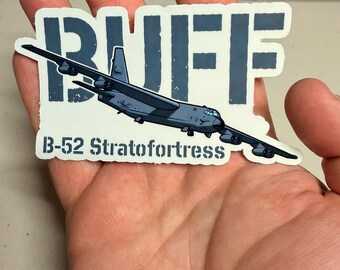 B-52 Stratofortress BUFF Military Bomber Sticker