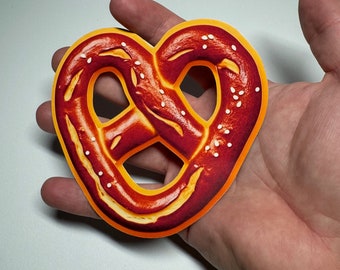 Soft pretzel sticker