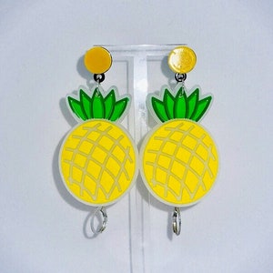 Pineapple Loop Earplug/AirPod Holder Earrings