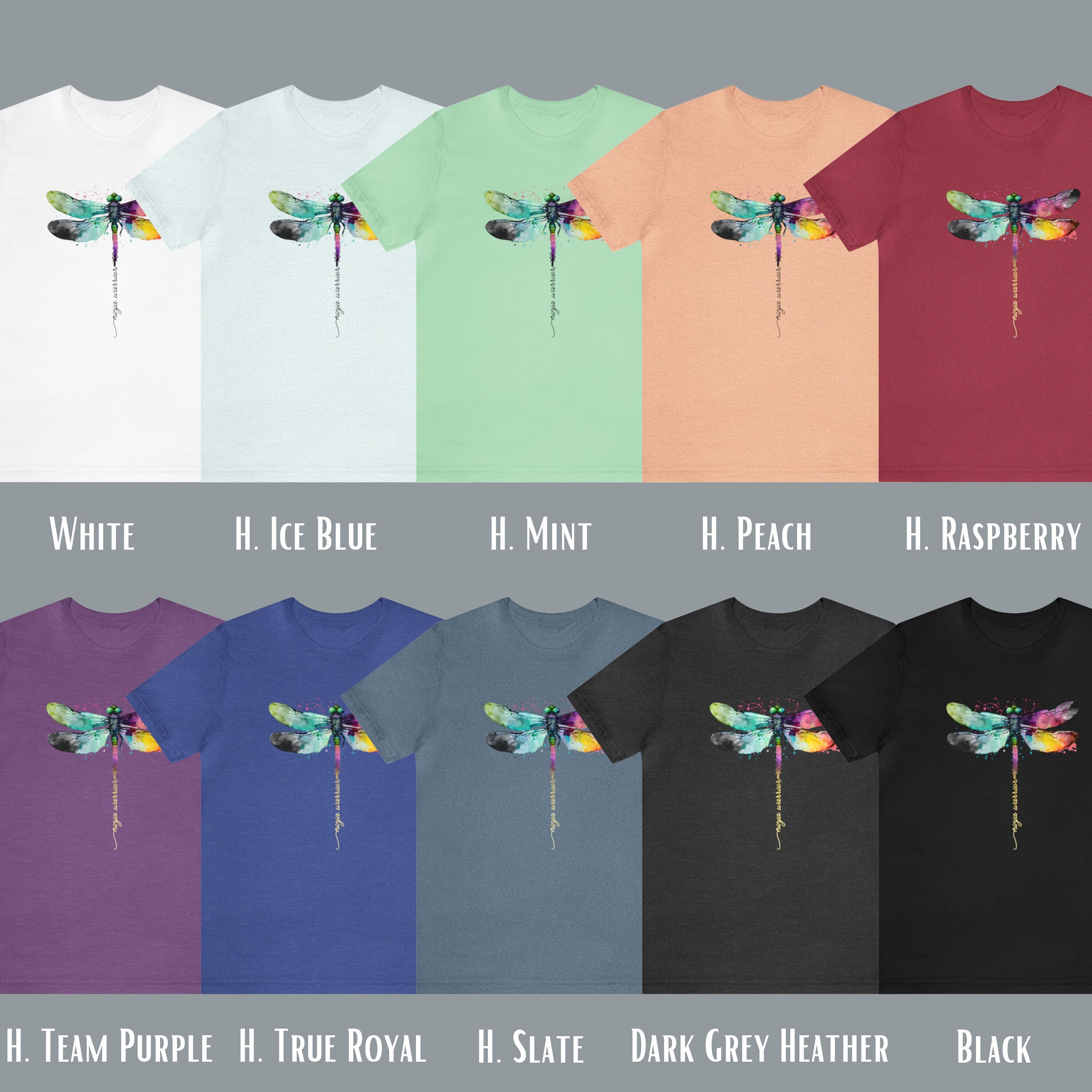 【FRIZMWORKS 】DRAGONFLY EMBLEM TEE The Dragonfly Symbolizes Free Spirit, Swiftness, Activity