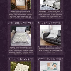 A woven throw blanket showcasing a majestic black dragon curled among mushrooms and botanical foliage beneath a glowing golden moon. The rich fantasy design, filled with forest plants and mystical details, is illustrated in earthy tones of crimson, gold, and deep brown on a dark backdrop.