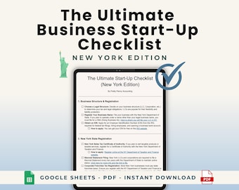Lista de verificación para la creación de empresas en Nueva York: Guía paso a paso (PDF y Google Doc)