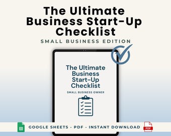 Lista de verificación para la creación de una empresa: Guía paso a paso (PDF y Google Doc)