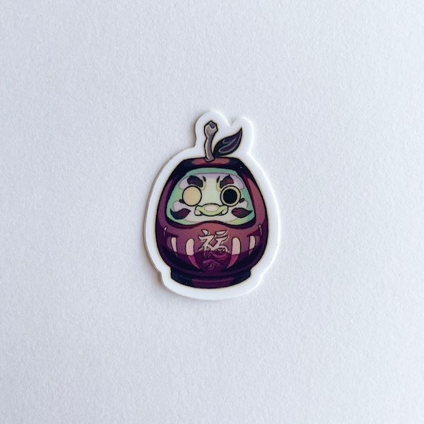 Daruma Apple Yokai Sticker