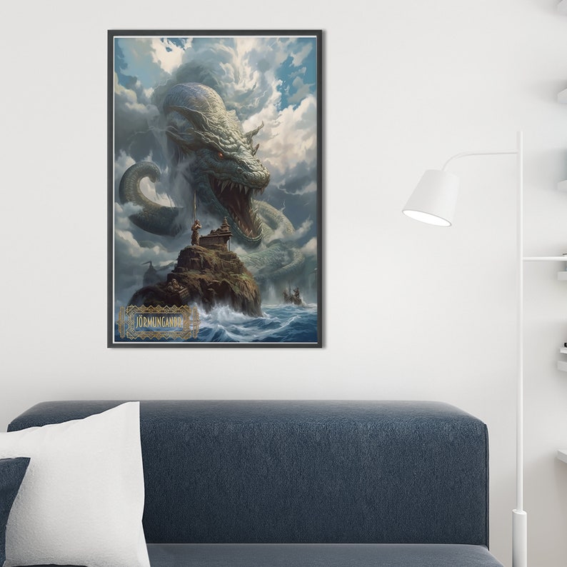 Jörmungandr Poster Art, God of War Ragnarok Print (digital Download) - Etsy