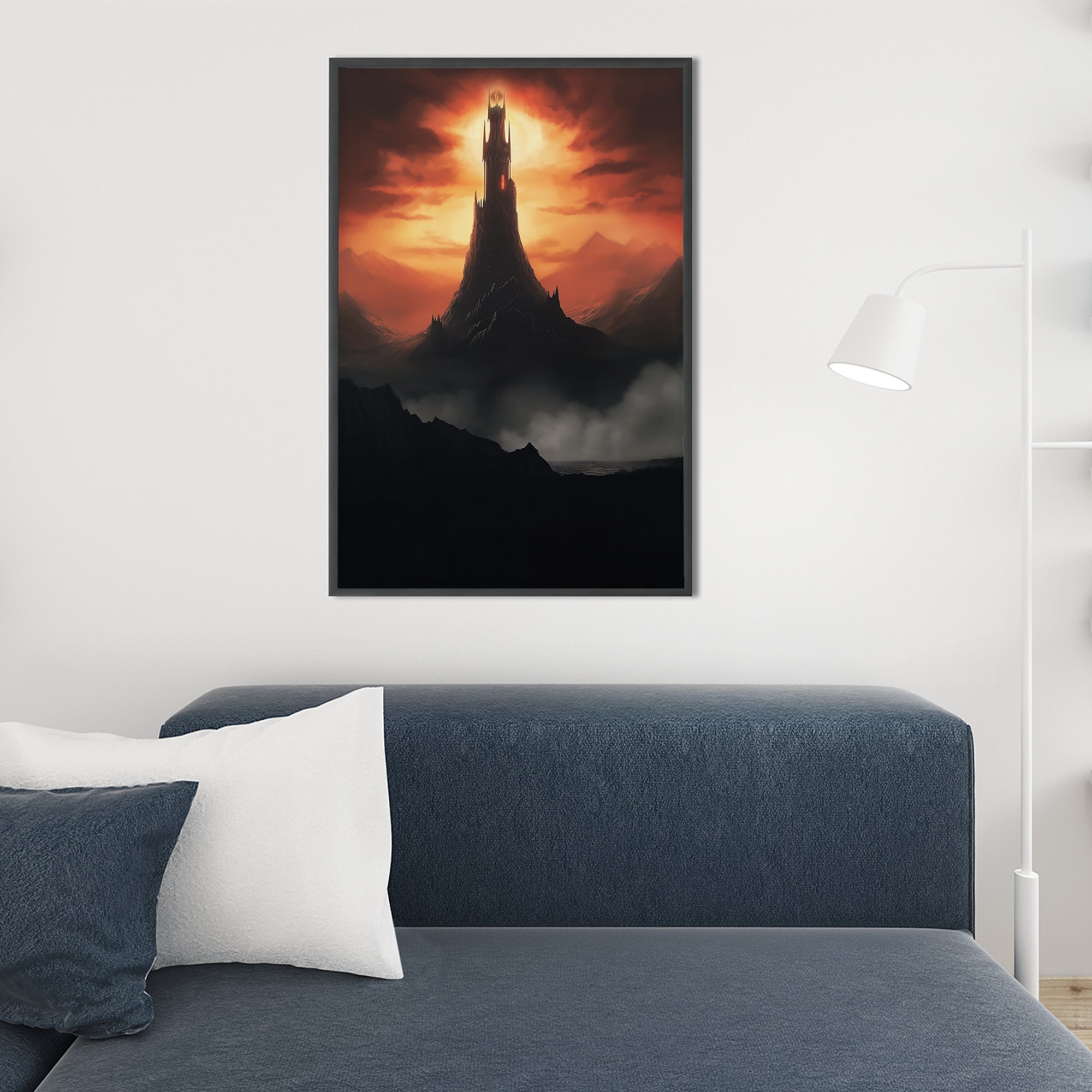 Mordor Travel Poster, Lord of the Rings Art (digital Download) - Etsy