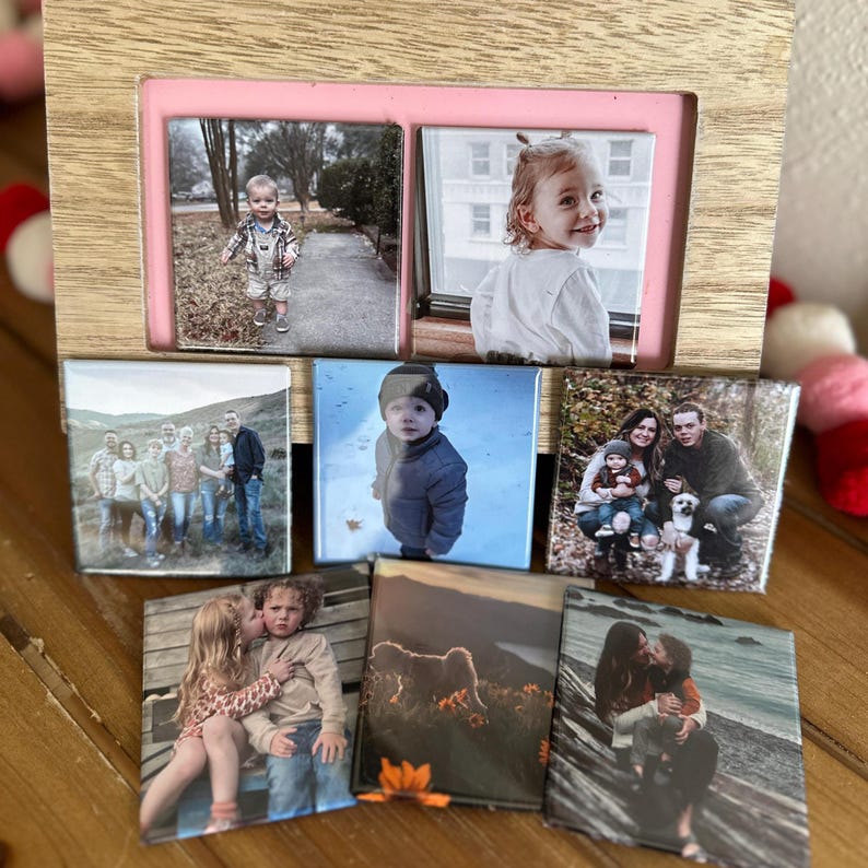 Custom Photo Fridge Magnets: 2.5x2.5 Inch Glossy Square - Etsy