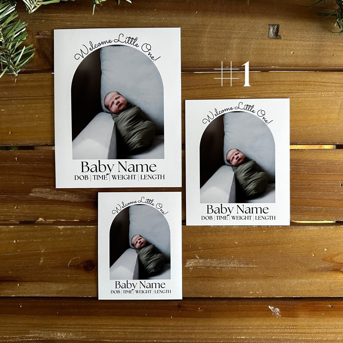 Custom Baby Birth Announcement Photo Magnets: Keepsake Gifts - Etsy
