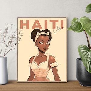Haiti Cherie / Proud Haitian / I Love Haiti / Haiti Art / Gift for Haitian / Haitian Heritage Digital Download