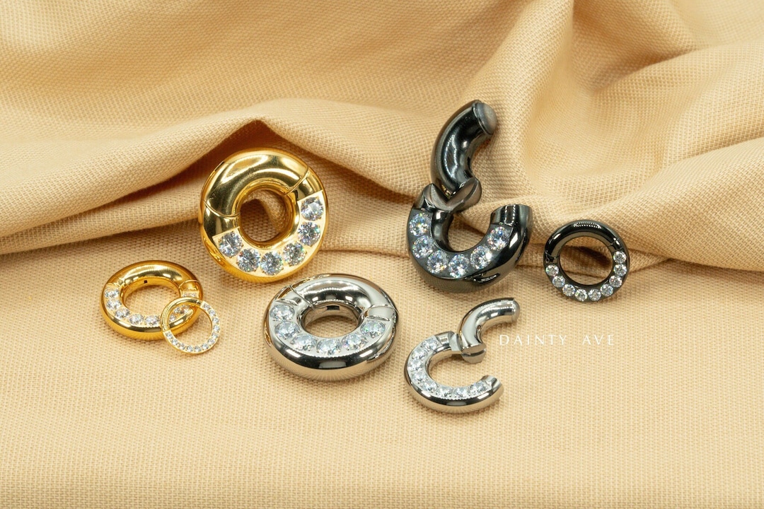 Piercing Kit Yaalozei 2g 4G 6g 8g 10g 12g 14g Silicone Septum