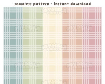 Soft & Cozy Palaka Seamless Plaid Pattern • Instant Digital Download PNG • Aloha Wear • Hawaiian Plaid Palaka Fabric Print • Sublimation