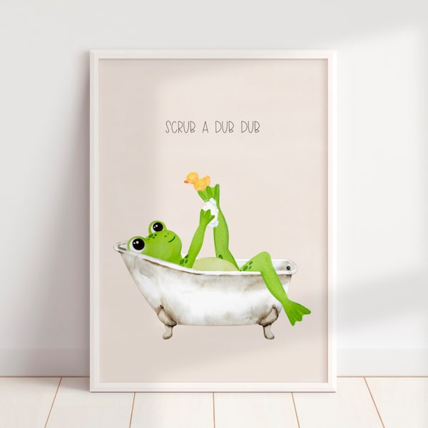 Cute Bathroom Art Etsy