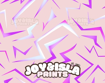 Kpop Demon Hunters Seamless Pattern for Fabric / Rumi Costume Demon Patterns / Half Demon Purple Patterns / Instant Digital Download PNG