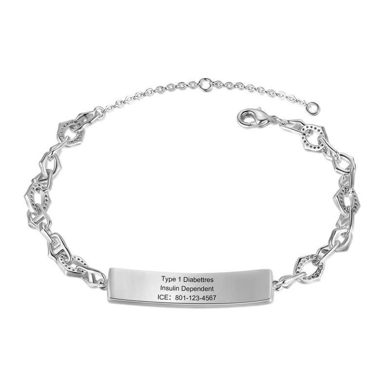 Medical ID Bracelet,medical Information Id,personalized Medical