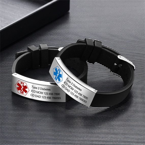 Adjustable Medical Alert ID Bracelets - Shop Stretch & Adjustable Designs