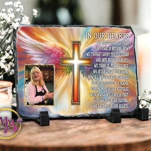 Colorful Cross Memorial Slate Png Bundle - Digital File for Sublimation Slates, plaques, Obituaries and more