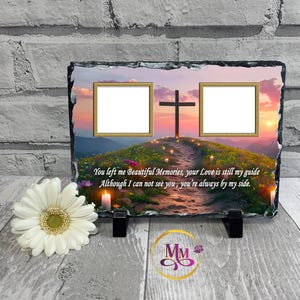 Beautiful Memories Memorial Slate Bundle - Digital PNG Files for Sublimation Slates, plaques, Obituaries and more