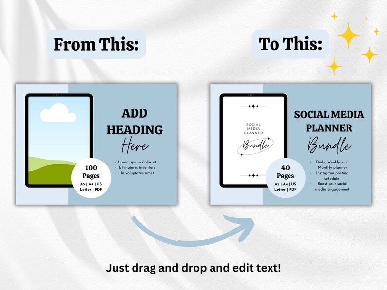 Printables Mockup Bundle, Etsy Listing Mock up Template, Digital ...