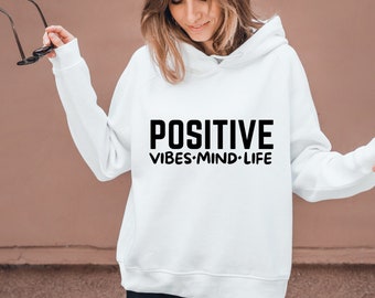Positiver Geist, Leben, Vibes Inspirierende Selbstliebe PNG Digitaler Download