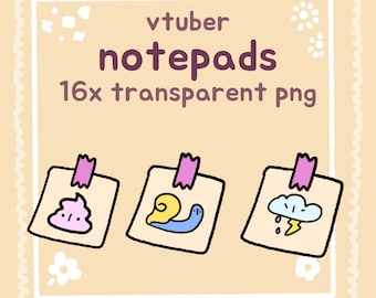 Sticky Note Accessoire Streamer Vtuber , Discord & Twitch