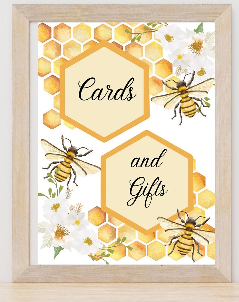 Printable Honey Bee Baby Shower Decor Bundle, Instant Download Pdfs - Etsy