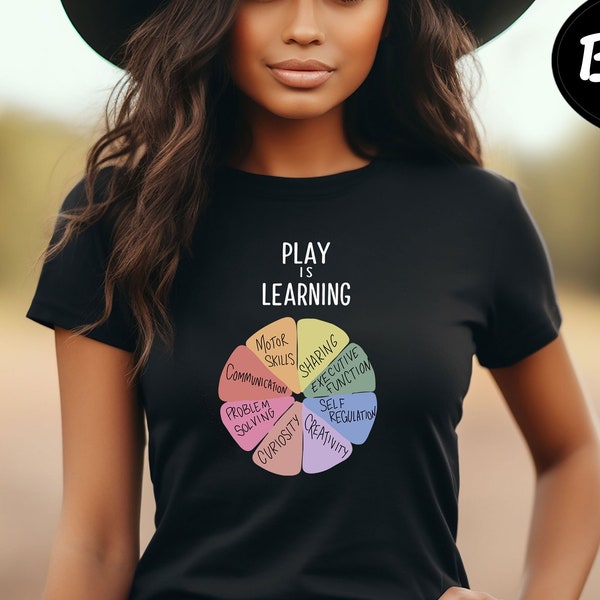 Play Is Learning Shirt, Teacher Life T-Shirt, Kindergarten Shirt, Preschool Teacher Shirt, Gift Tee For Teacher, Teacher Appreciation Shirt