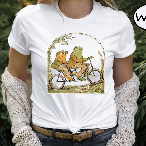 Frog And Toad Book Shirt, Vintage Classic Book Cover T-Shirt, Vintage Classic Book Tee, Frog And Toad Lover Tee, Cottagecore Aesthetic Shirt