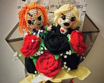 Ramos de pareja. Ramo de Halloween. Regalos de cumpleaños.