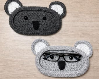 Handmade Crochet Koala Eyeglasses Holder