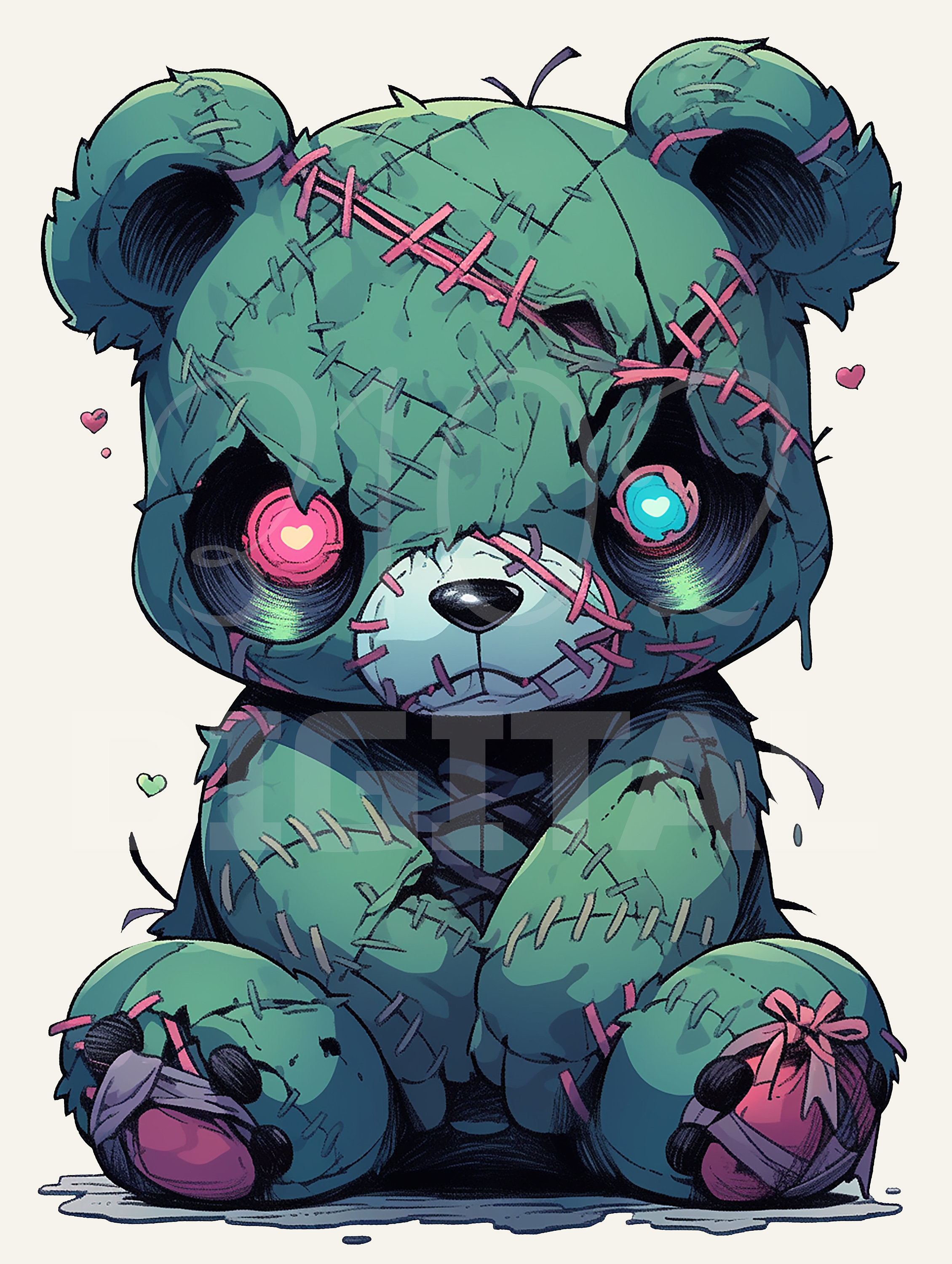 DJ EVIL & CRU-L-T - TeddyBear レコード Bad Teddy Svg | Bad Teddy Face Clipart | Mafia Bear Cut File