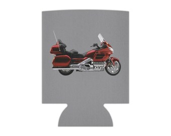 Honda GL1800 Goldwing Red (2004) Can Cooler by MotoPhotoMerch