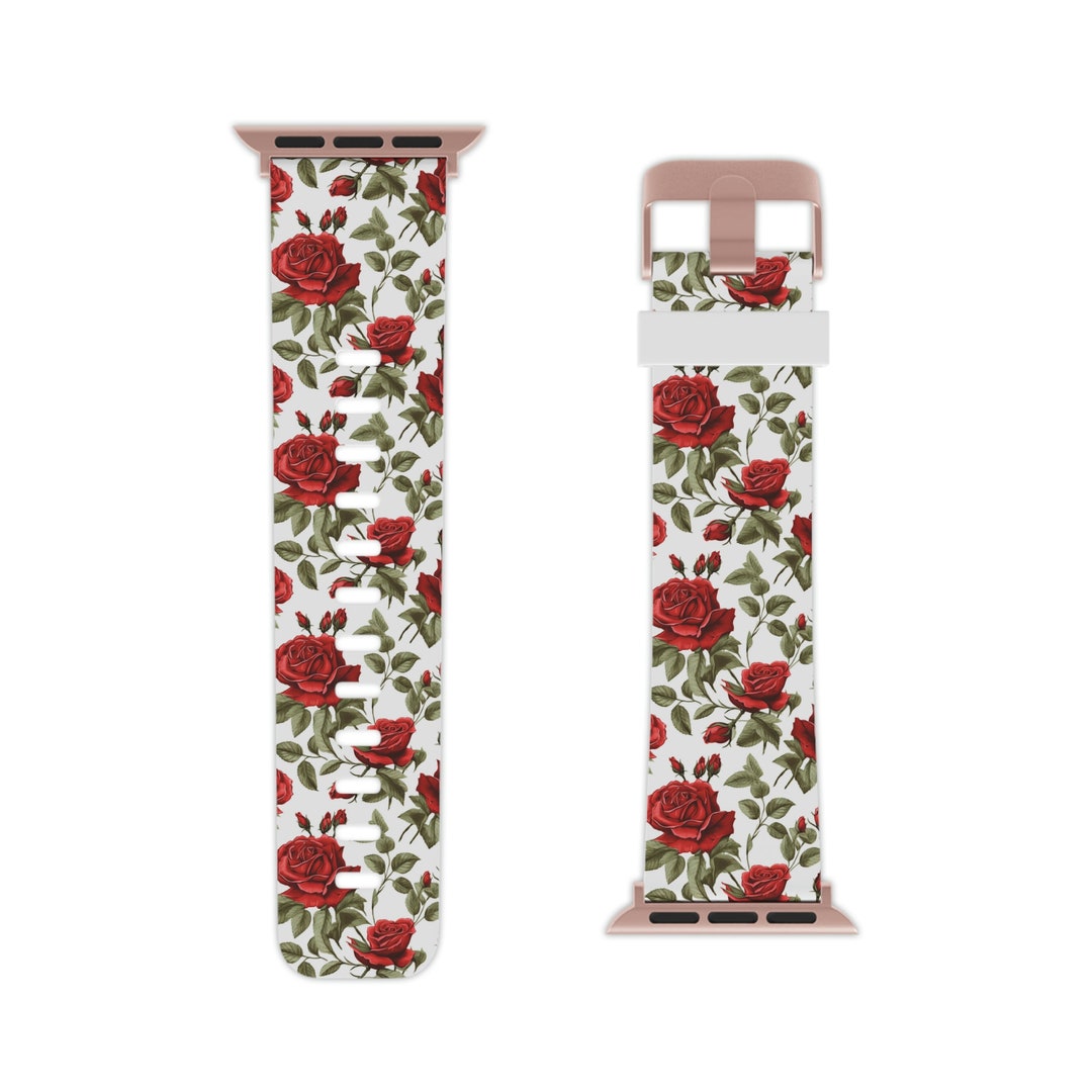 Limited Edition Apple Watch Band Custom Design Apple Watch Red Etsy