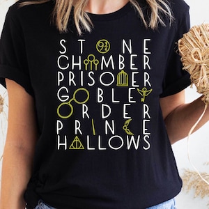 Bookworm T-shirt, Wizard Book Titles, Unisex Jersey Short Sleeve Tee, Wizard World Shirt, gift for nerd, geek T-shirt, vacation shirt