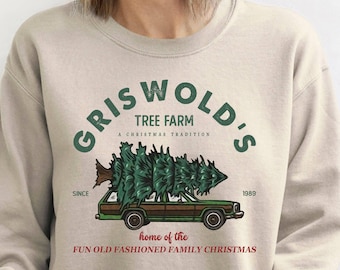 Vintage Griswold Christmas Sweatshirt, Christmas Sweatshirt,Christmas Crewneck,Christmas Vacation, Sand Sweatshirt