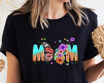 Mom Butterfly Shirt, Mom Shirt, Mothers Day Shirt, Mom Life Shirt, Cute Mom Shirt, Cute Mom Gift, Mothers Day Gift, New Mom Gift, Mama Gift