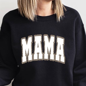 Mama Shirt, Leopard Mama Shirt, Mothers Day Gift, Gift for Mom, Mama Shirt, New Mom Shirt, Mama Sweatshirt, New Mom Gift Tee