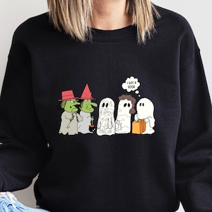 I Got A Rock Halloween Sweatshirt: Funny Ghost Meme Costume