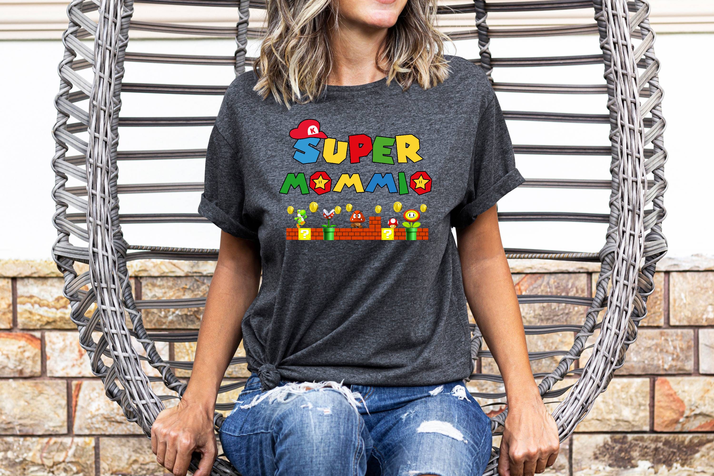 Super Mommio and Daddio Shirt Super Mommio Game Tee New Dad Etsy