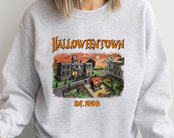 Halloweentown Est 1998 Sweatshirt, Retro Halloween Shirt