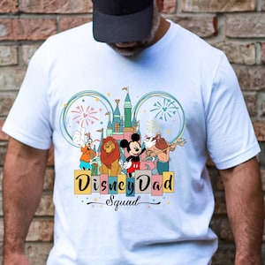 Disney Dad Squad Shirt, Father’s Day Disney Dad T-shirt, Gift for Dad, Disney Trip Dad Sweatshirt, Best Dad Matching Tee, Disney World Shirt