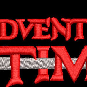 Adventure Time Embroidered Punch
