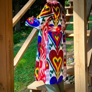 Patchwork Ikat Chapan