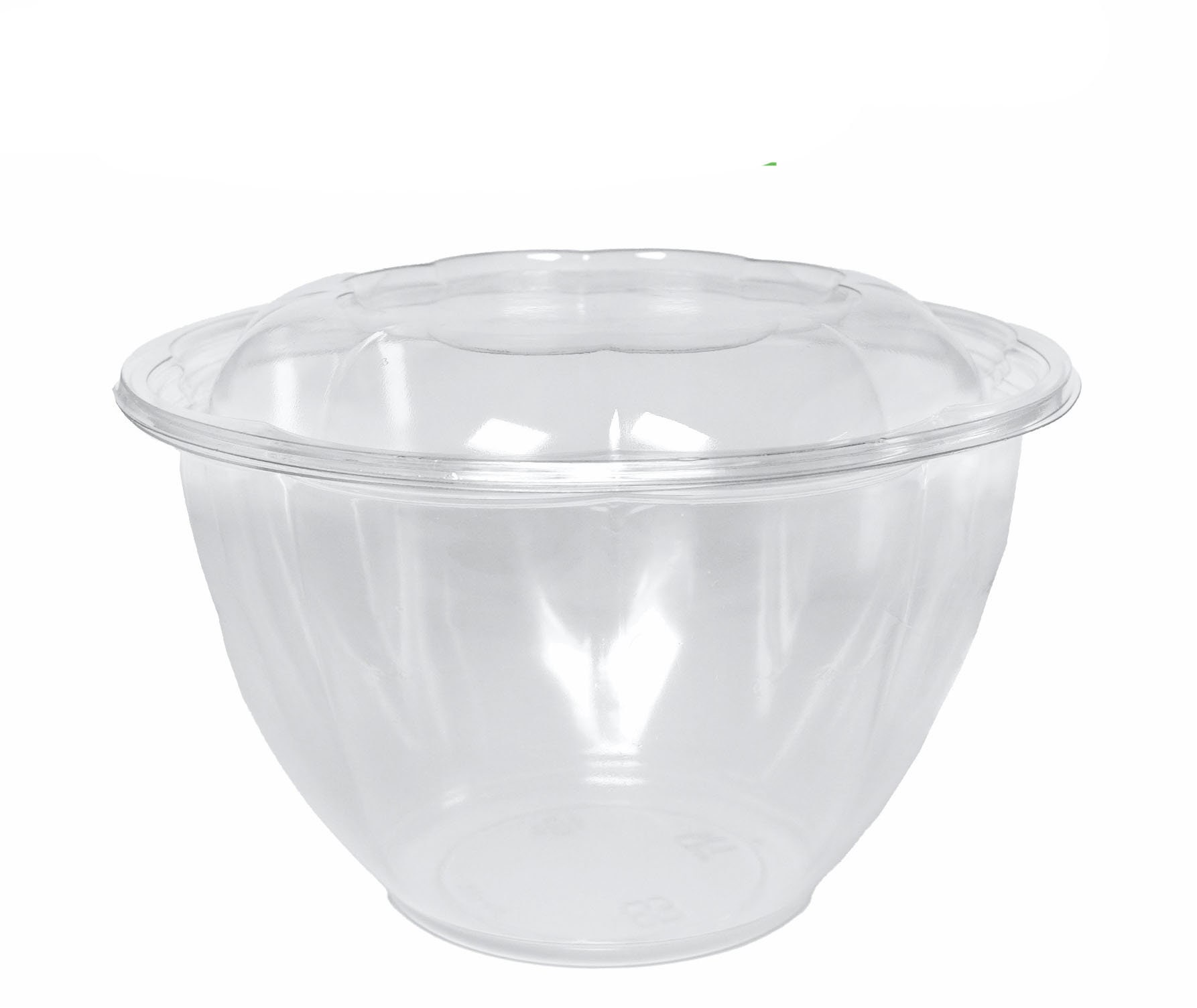 [100 PACK] 48oz Clear Disposable Salad Bowls with Lids - Clear Plastic  Disposable Salad Containers for Lunch To-Go, Salads, Fruits, Airtight, Leak