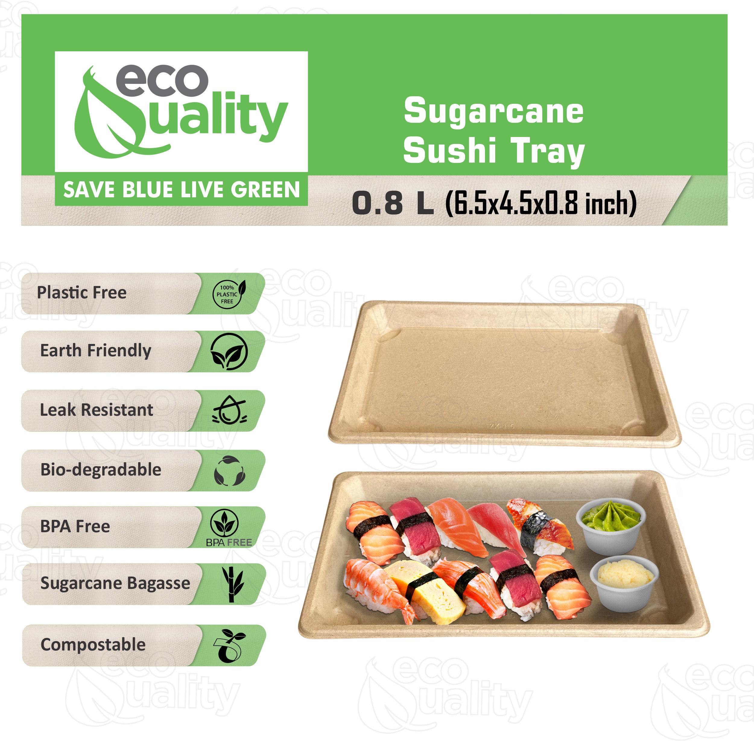 EcoQuality Plastic Cutting Board EcoQuality